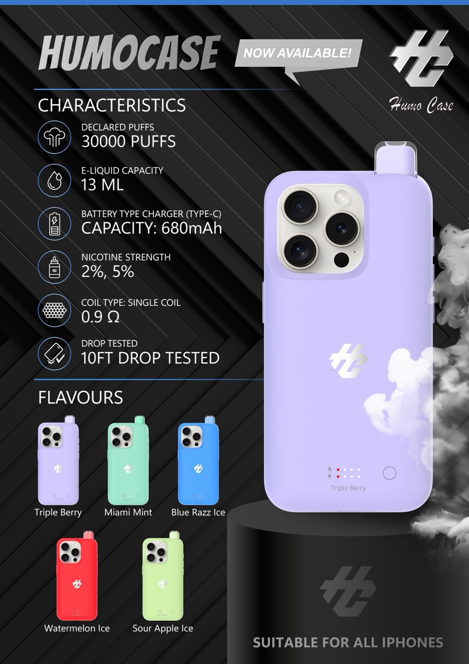 Case Humo برای پوشش تلفن آیفون 15